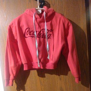 Coca-Cola Jr XS cropped hoodie